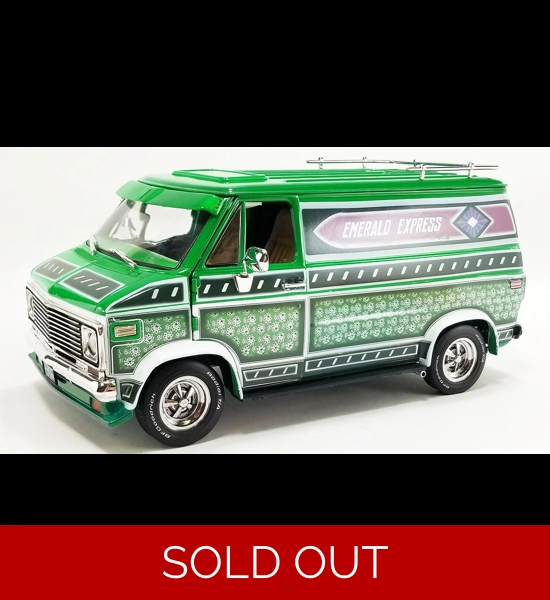 Acme 1974 Chevrolet G-Series Van- Emerald Express 1/18 Diecast